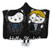 Hello Sherlock Watson Hooded Blanket - Adult / Premium Sherpa