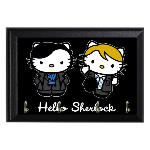 Hello Sherlock Watson Key Hanging Wall Plaque - 8 x 6 / Yes