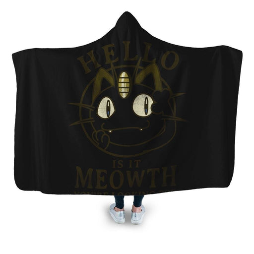 Hellomeowth Hooded Blanket - Adult / Premium Sherpa