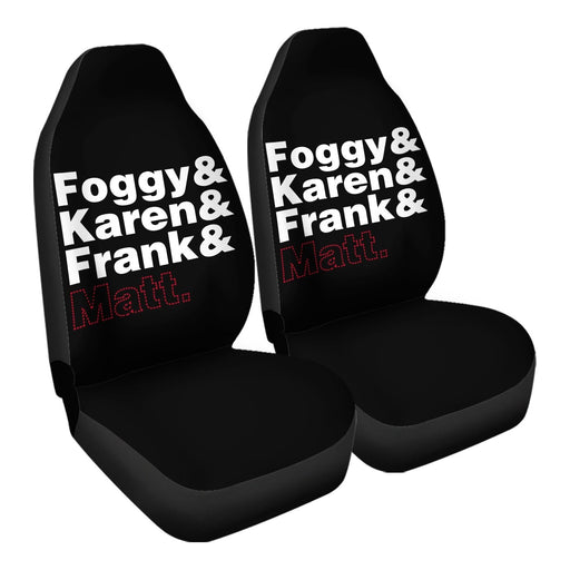 Hellsvetica Car Seat Covers - One size