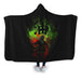 Hermit Art Hooded Blanket - Adult / Premium Sherpa