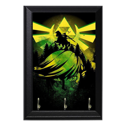 Hero Of Time Decorative Wall Plaque Key Holder Hanger - 8 x 6 / Yes