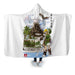 Hero’s Awakening Watercolor Hooded Blanket - Adult / Premium Sherpa