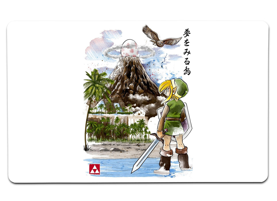 Hero’s Awakening Watercolor Large Mouse Pad