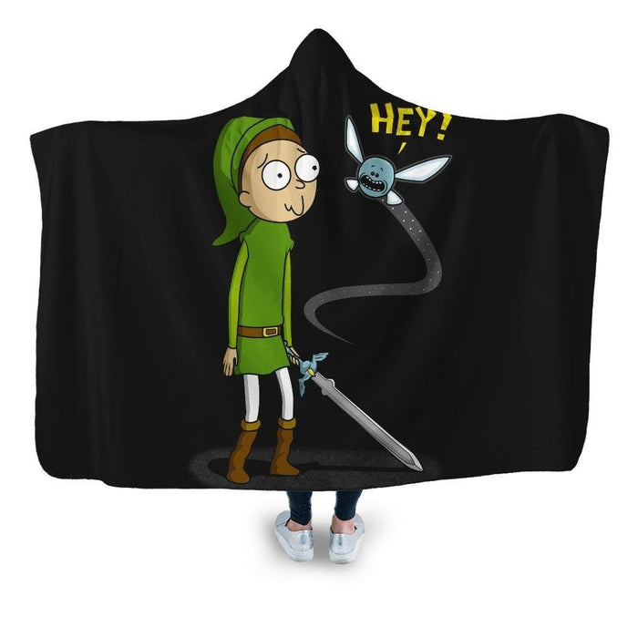 Hey! Listen! Hooded Blanket - Adult / Premium Sherpa