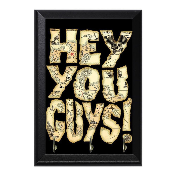Hey You Guys Decorative Wall Plaque Key Holder Hanger - 8 x 6 / Yes
