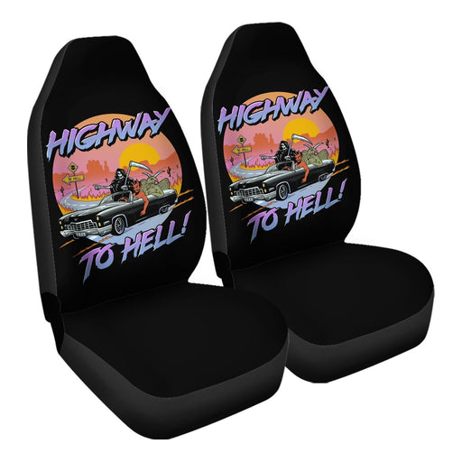 Highway To Hell Car Seat Covers - One size