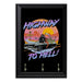 Highway To Hell Wall Plaque Key Holder - 8 x 6 / Yes
