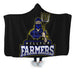 Hilltop Farmers Hooded Blanket - Adult / Premium Sherpa