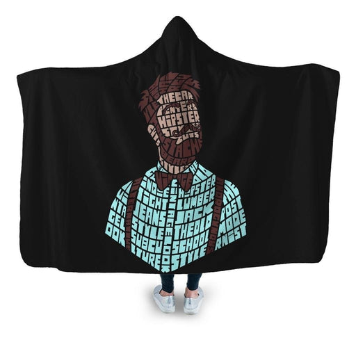 Hipster Hooded Blanket - Adult / Premium Sherpa