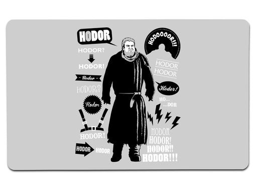 Hodor Quotes Large Mouse Pad