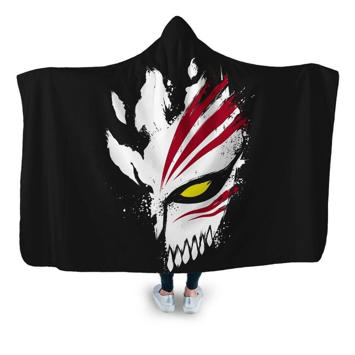 Hollow Mask Hooded Blanket - Adult / Premium Sherpa