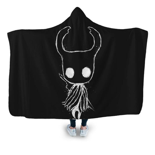 Hollow Sketch Hooded Blanket - Adult / Premium Sherpa