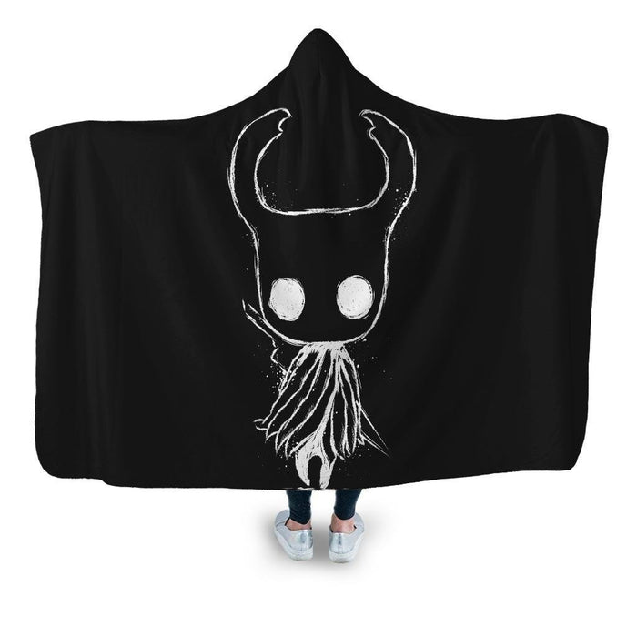 Hollow Sketch Hooded Blanket - Adult / Premium Sherpa