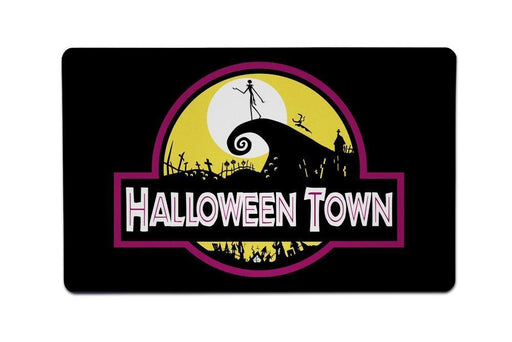 Holloween Town Large Mouse Pad Place Mat