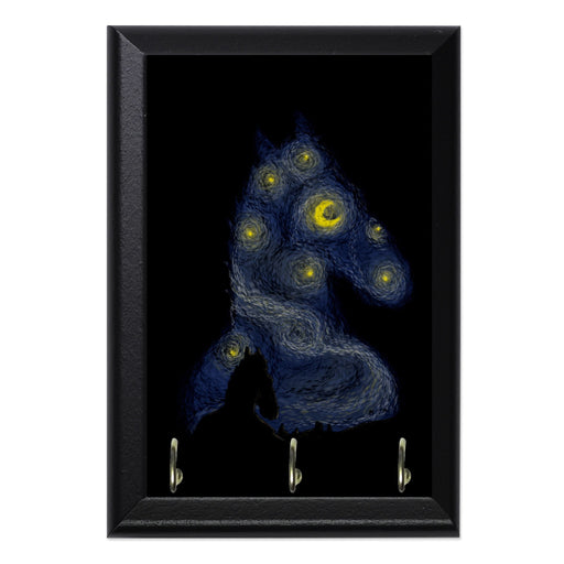Hollywoo Starry Night Key Hanging Plaque - 8 x 6 / Yes