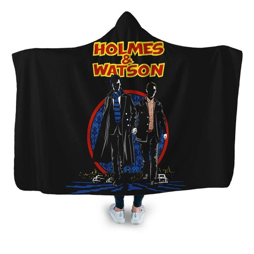 Holmes y Watson Hooded Blanket - Adult / Premium Sherpa