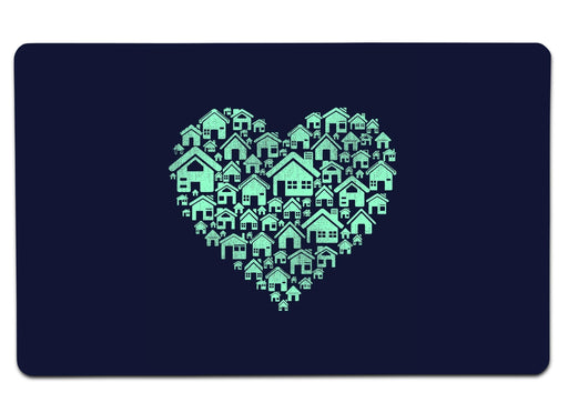 Home Heart Large Mouse Pad