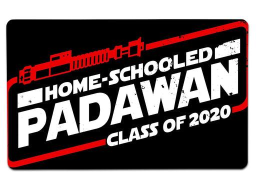 Home Schooled Padawan Large Mouse Pad
