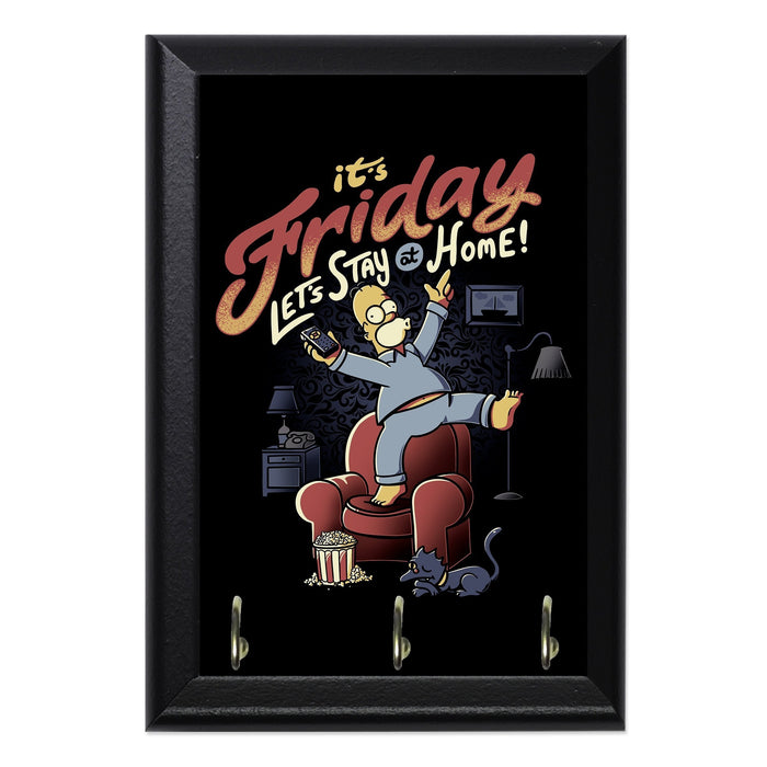 Homer Friday Key Hanging Plaque - 8 x 6 / Yes