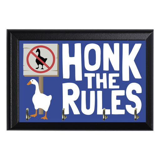 Honk the Rules Key Hanging Wall Plaque - 8 x 6 / Yes