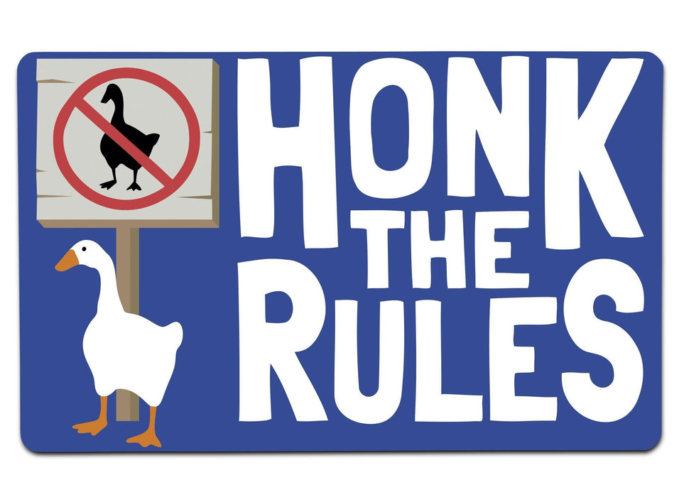 Honk the Rules Large Mouse Pad