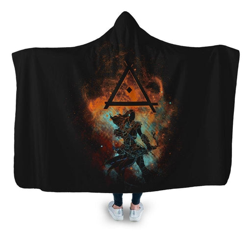 Horizon Art Hooded Blanket - Adult / Premium Sherpa