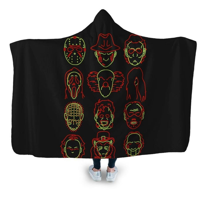 Horror Heads Hooded Blanket - Adult / Premium Sherpa