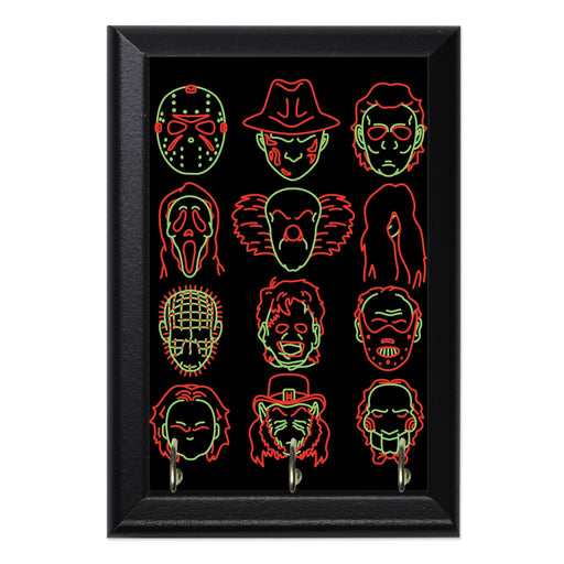 Horror Heads Wall Plaque Key Holder - 8 x 6 / Yes