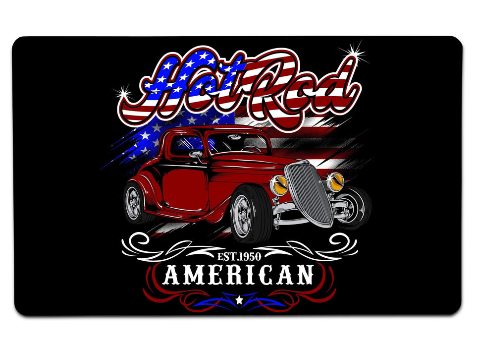 Hot Rod American Large Mouse Pad