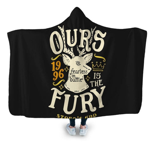 House of Fury Hooded Blanket - Adult / Premium Sherpa