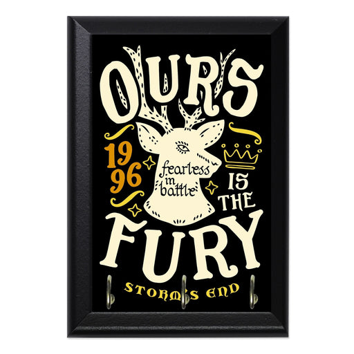 House of Fury Key Hanging Wall Plaque - 8 x 6 / Yes