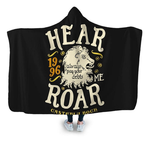 House of Lions Hooded Blanket - Adult / Premium Sherpa