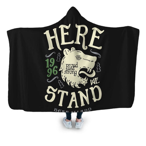 House of Proud Hooded Blanket - Adult / Premium Sherpa