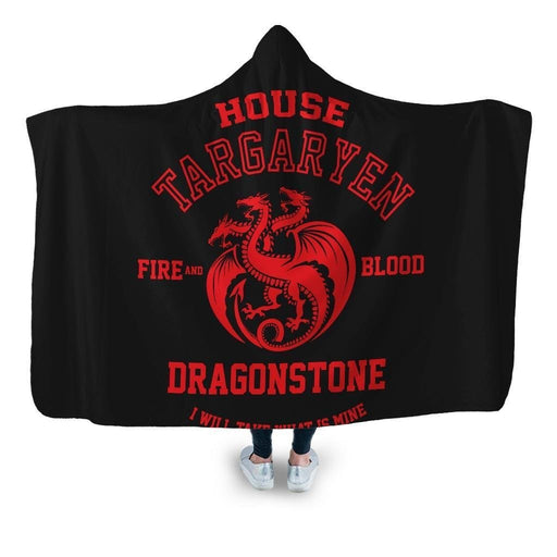 House Targaryen Hooded Blanket - Adult / Premium Sherpa