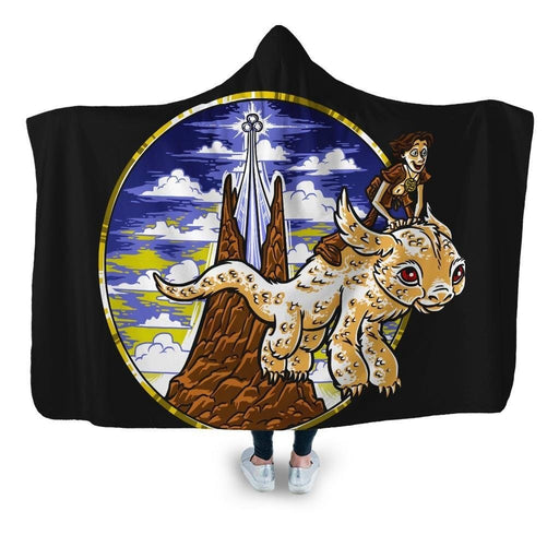 How To Train Your Luck Dragon Hooded Blanket - Adult / Premium Sherpa