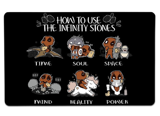 How To Use Stones Large Mouse Pad