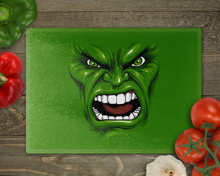 Hulk Face Cutting Board