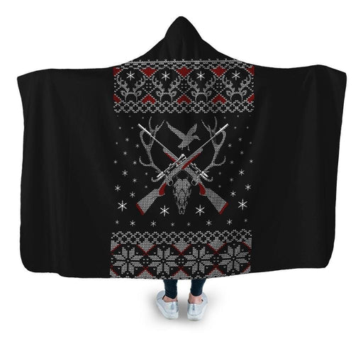 Huntmas Hooded Blanket - Adult / Premium Sherpa