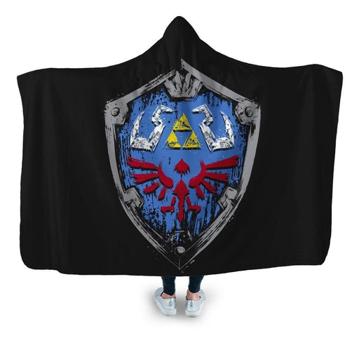 Hylian Shield Tostadora Hooded Blanket - Adult / Premium Sherpa