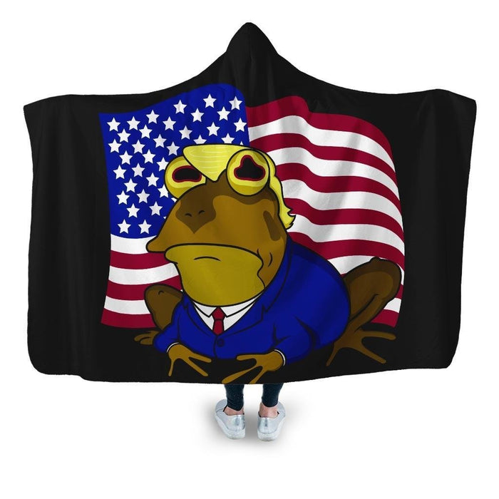 Hypno Trump Hooded Blanket - Adult / Premium Sherpa