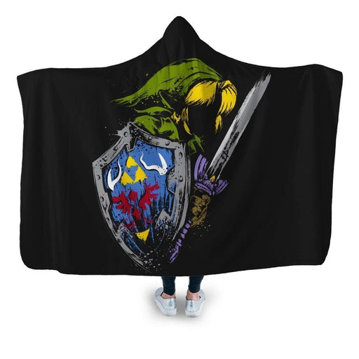 Hyrule Warrior Hooded Blanket - Adult / Premium Sherpa