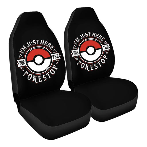 I am Here for the Pokestop Car Seat Covers - One size