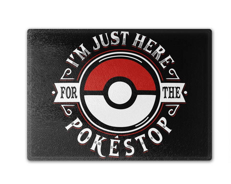 I am Here for the Pokestop Cutting Board