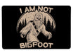 I Am Not Big Foot Large Mouse Pad