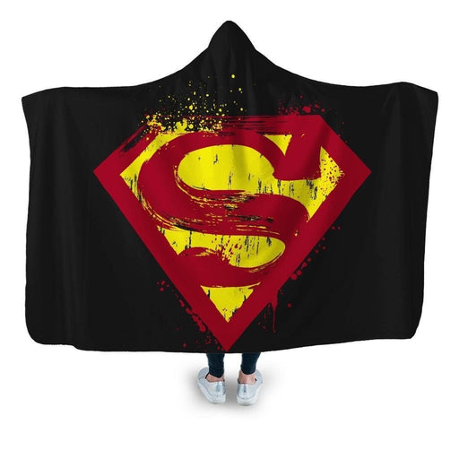 I Am Super Hooded Blanket - Adult / Premium Sherpa