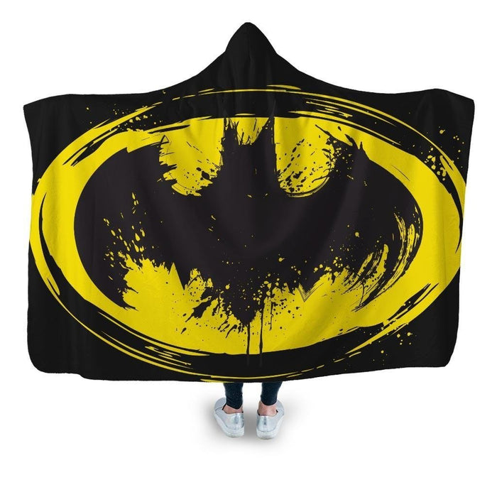 I Am The Dark Hooded Blanket - Adult / Premium Sherpa