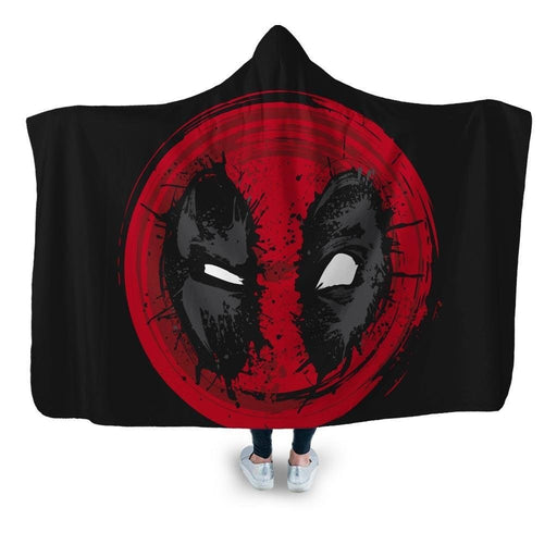 I Am The Merc Hooded Blanket - Adult / Premium Sherpa