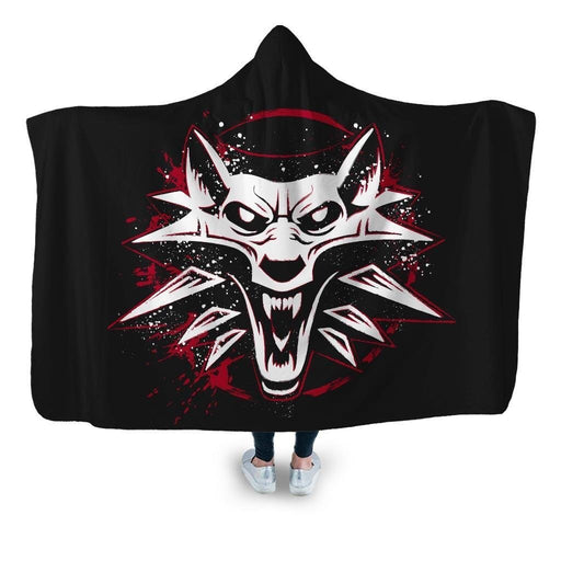 I Am The Witcher Hooded Blanket - Adult / Premium Sherpa