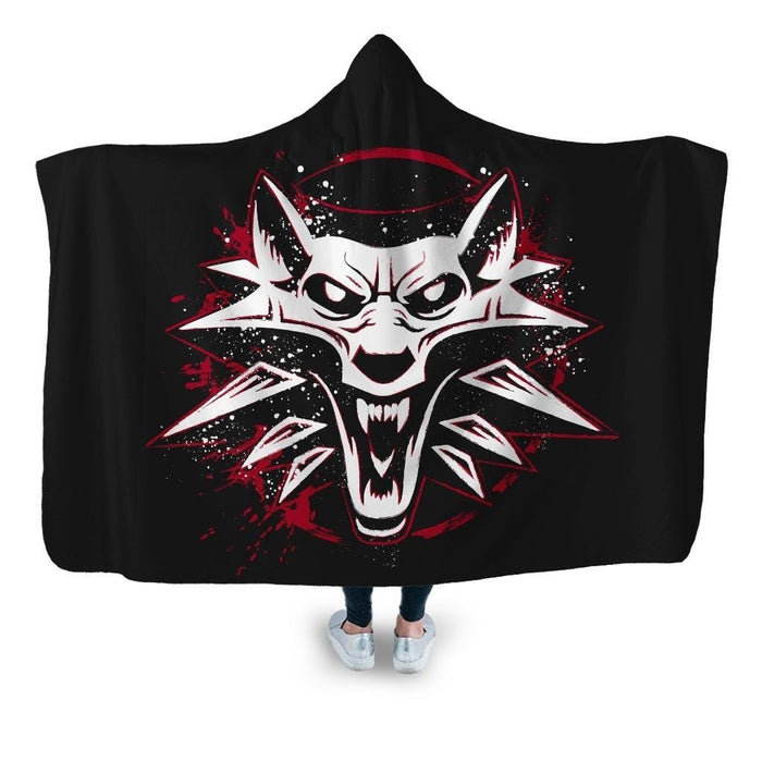 I Am The Witcher Hooded Blanket - Adult / Premium Sherpa